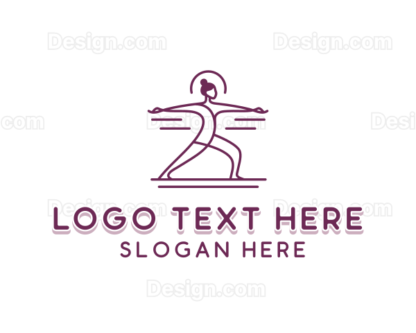 Yoga Wellness Meditation Logo