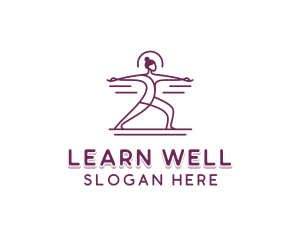 Yoga Wellness Meditation  logo design