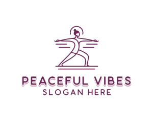 Yoga Wellness Meditation  logo design