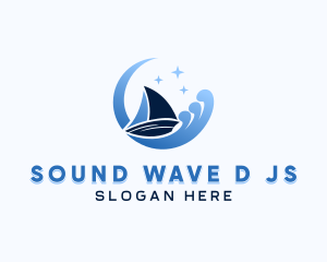 Sailing Boat Travel logo design