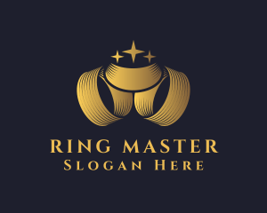 Gold Ring Crown logo