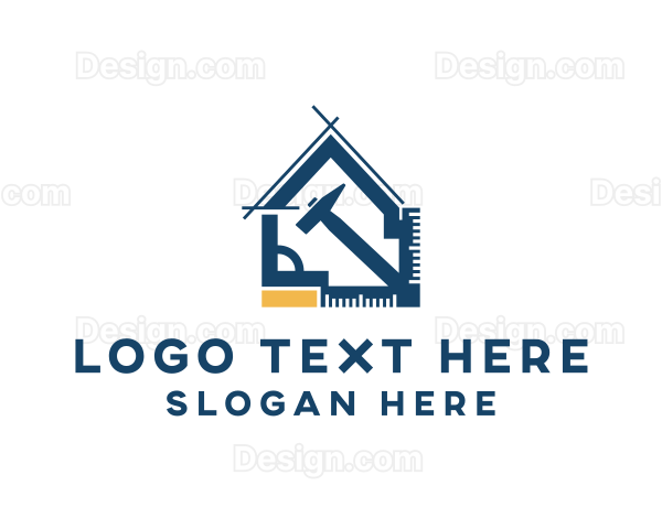 Home Builder Construction Tools Logo