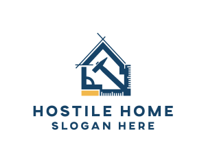 Home Builder Construction Tools logo design