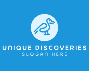 Unique Bird Circle logo
