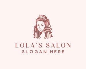 Dreadlocks Hairstyle Salon logo design