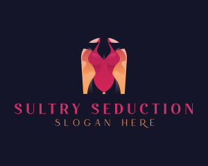 Swimsuit Sexy Bikini logo design