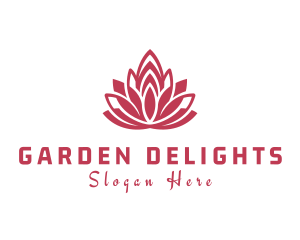 Botanical Flower Garden logo design