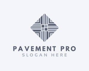 Grey Tile Pavement logo design