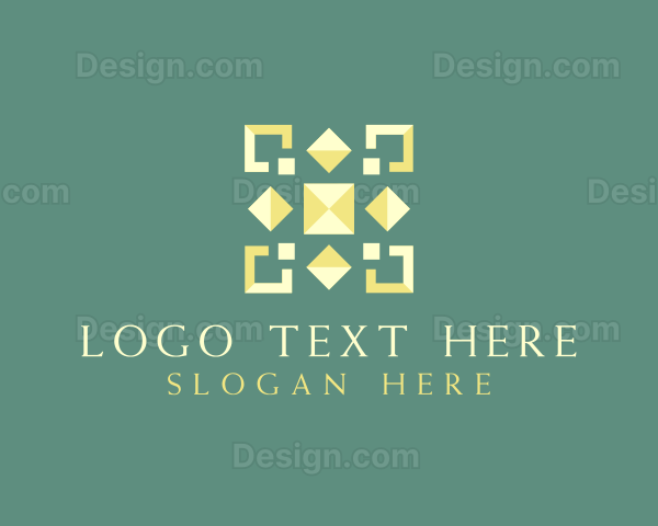 Tile Pattern Flooring Logo