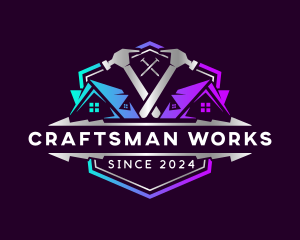 Hammer Carpentry Workshop logo design