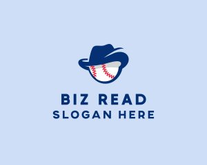 Baseball Fedora Hat logo design