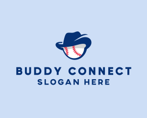 Baseball Fedora Hat logo design