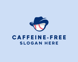 Baseball Fedora Hat logo design