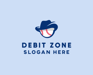 Baseball Fedora Hat logo design