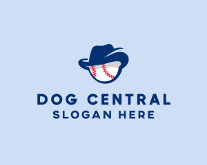 Baseball Fedora Hat logo design