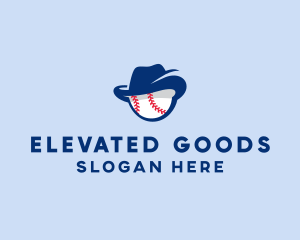 Baseball Fedora Hat logo design