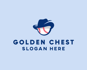 Baseball Fedora Hat logo design