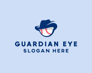 Baseball Fedora Hat logo design