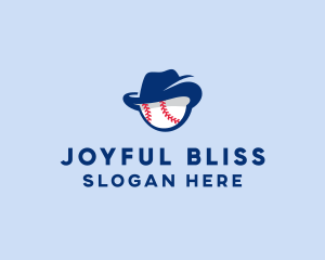 Baseball Fedora Hat logo design