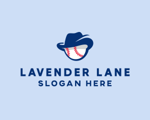 Baseball Fedora Hat logo design