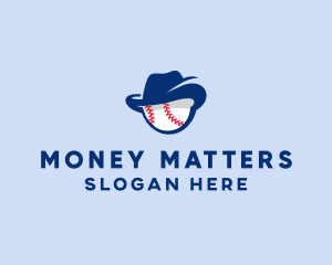 Baseball Fedora Hat logo design