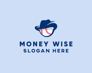 Baseball Fedora Hat logo design