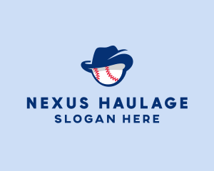 Baseball Fedora Hat logo design