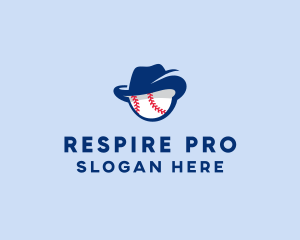 Baseball Fedora Hat logo design