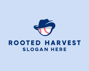 Baseball Fedora Hat logo design