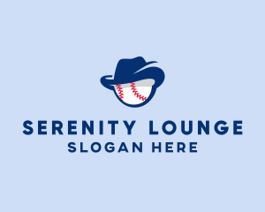 Baseball Fedora Hat logo design