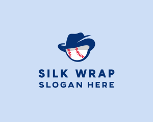 Baseball Fedora Hat logo design