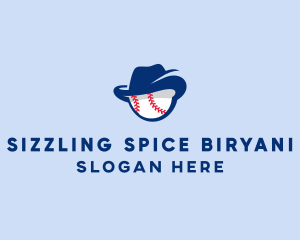 Baseball Fedora Hat logo design