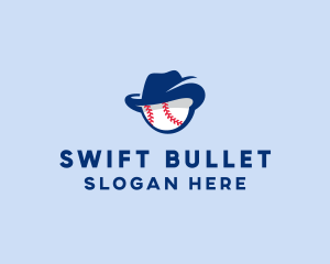 Baseball Fedora Hat logo design