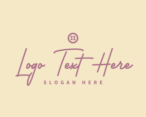 Elegant Tailor Wordmark logo