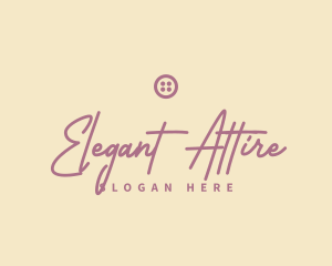 Elegant Tailor Wordmark logo design