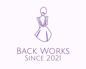 Woman’s Dress Monoline logo