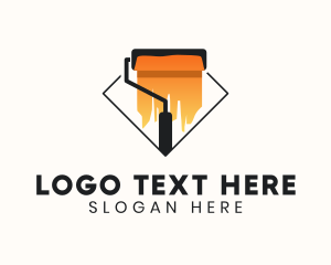 Gradient Paint Roller  logo