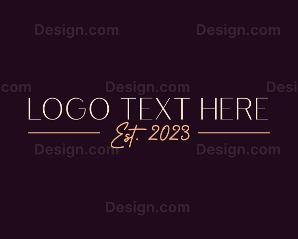 Stylish Fashion Business Logo