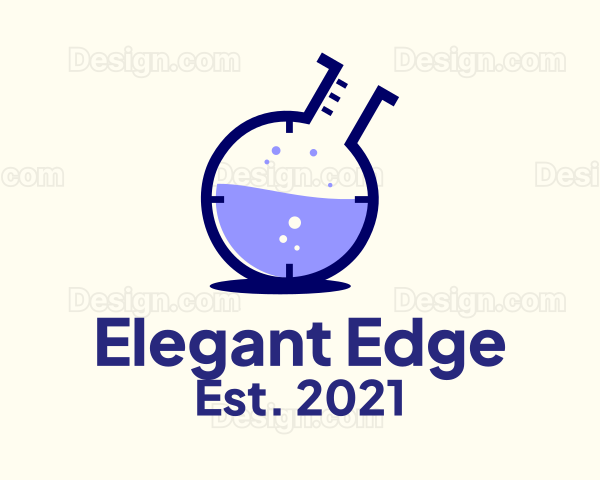 Laboratory Flask Experiment Logo