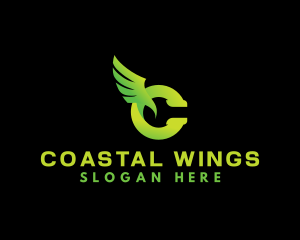 Wing Travel Logistics logo design