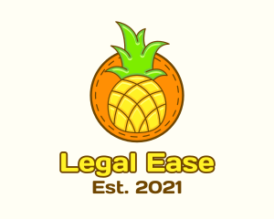 Cute Pineapple  Patch logo