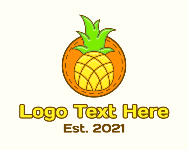 Pineapple Juice logo example 4