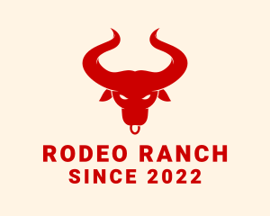 Strong Taurus Bull Ranch logo design