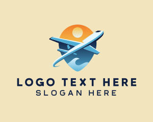 Airplane Gps Travel logo