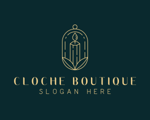 Candle Decor Cloche logo design