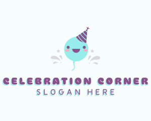 Event Party Balloon logo design