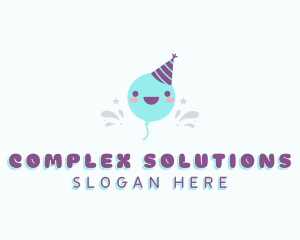 Event Party Balloon logo design