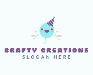 Event Party Balloon logo design