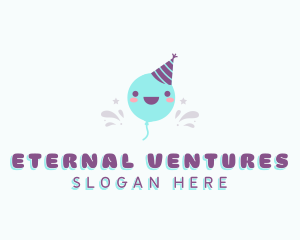 Event Party Balloon logo design