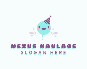 Event Party Balloon logo design